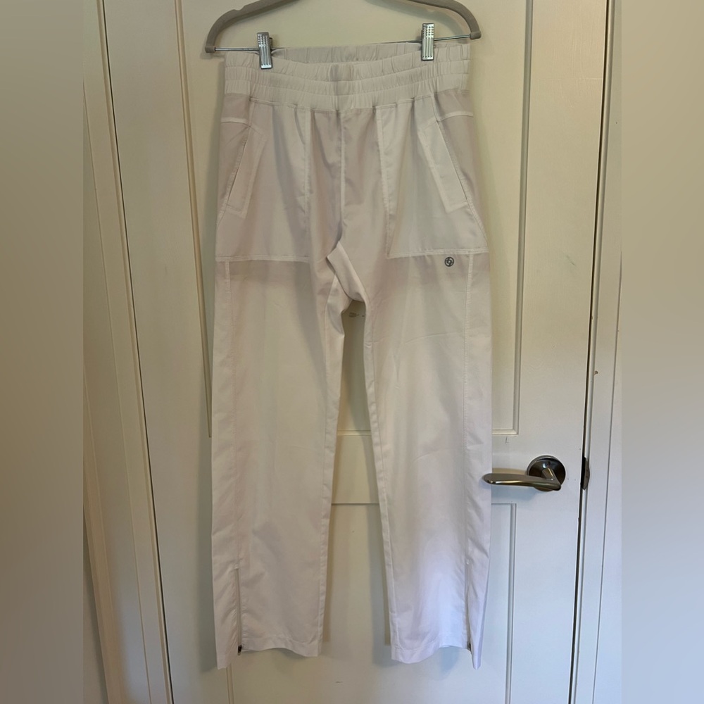 Lija white warm up pants size small